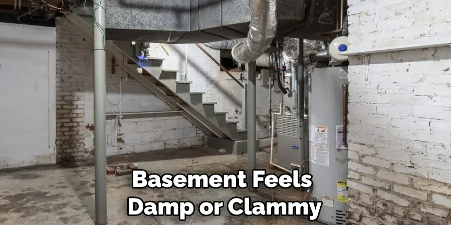 Basement Feels Damp or Clammy