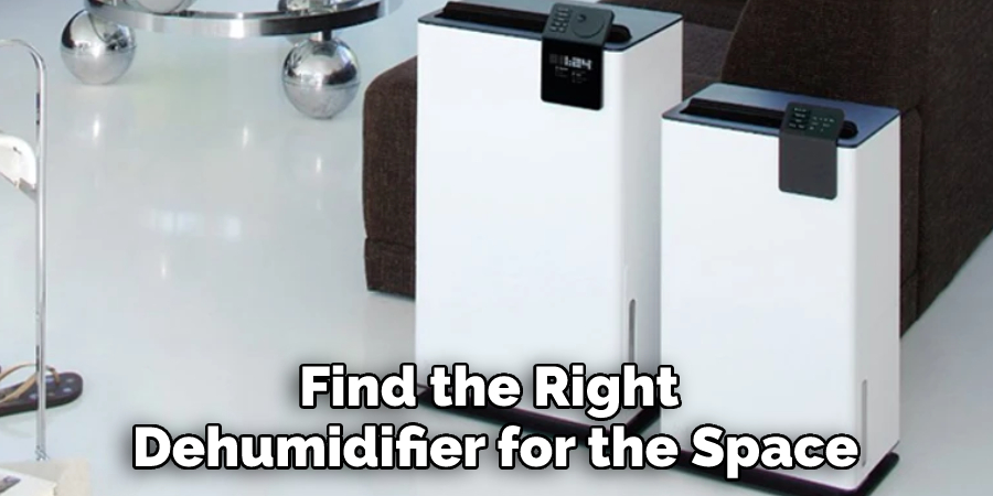Find the Right Dehumidifier for the Space