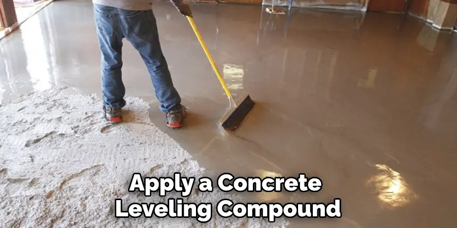 Apply a Concrete Leveling Compound