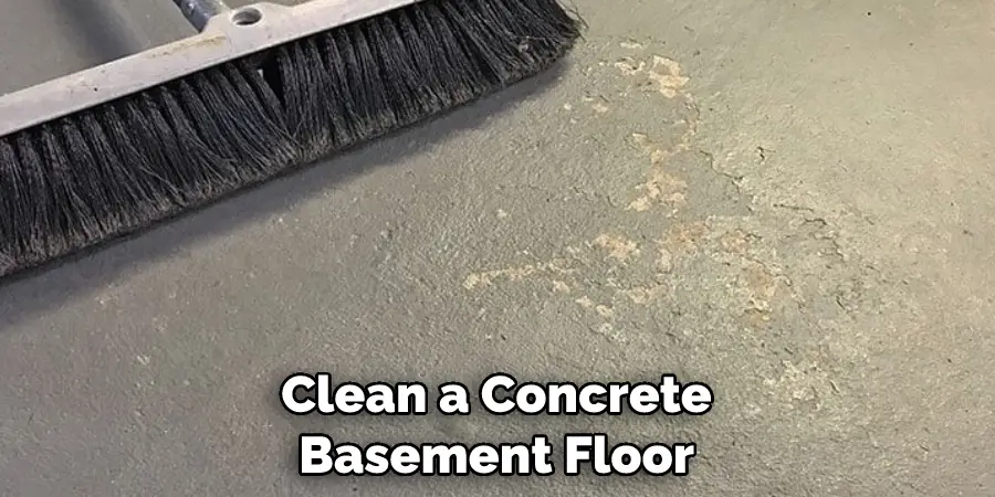 Clean a Concrete Basement Floor
