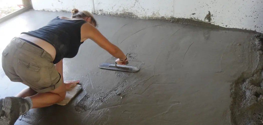 How to Level a Concrete Floor with Mortar