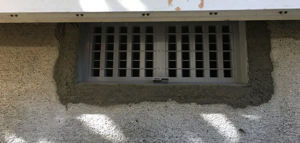 How to Open Crawl Space Vents