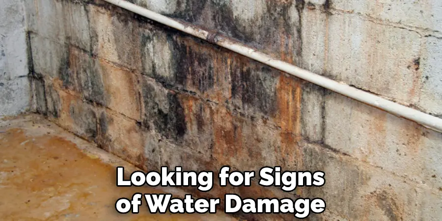 Looking for Signs of Water Damage