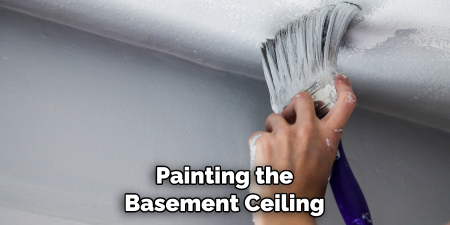 Painting the Basement Ceiling