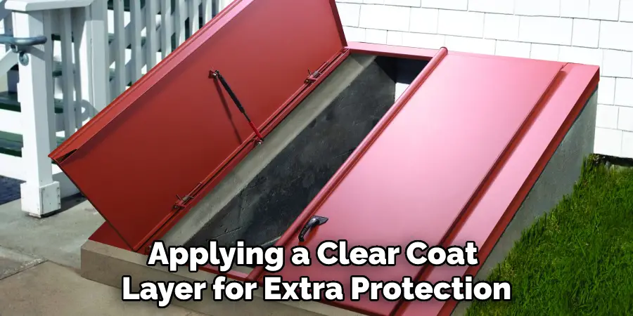 Applying a Clear Coat Layer for Extra Protection