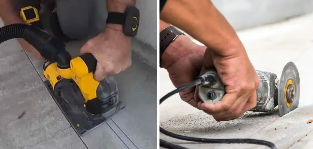 How to Cut a Trench in a Concrete Slab