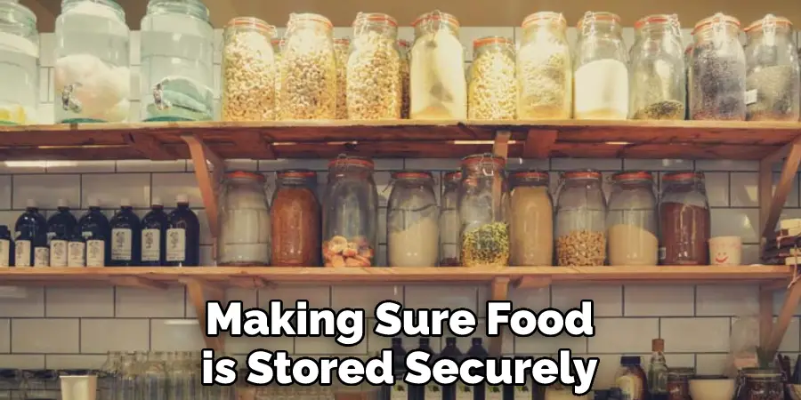 Making Sure Food is Stored Securely