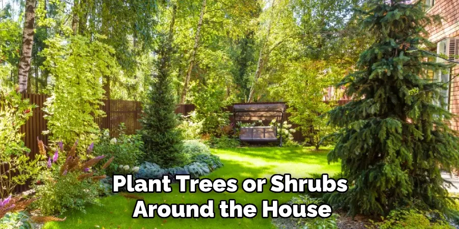 Plant Trees or Shrubs Around the House