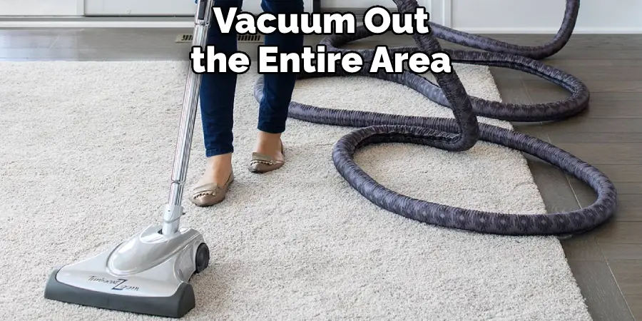 Vacuum Out the Entire Area