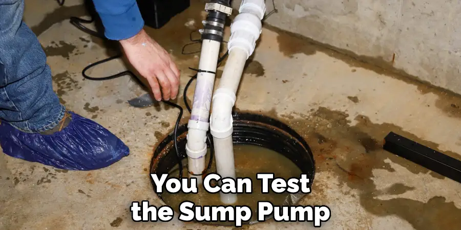 You Can Test the Sump Pump