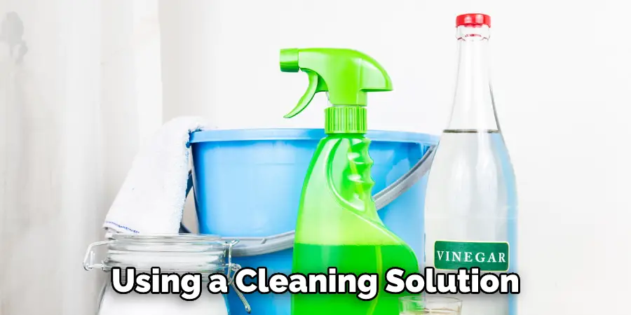 Using a Cleaning Solution