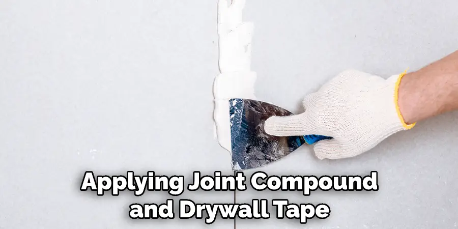Applying Joint Compound and Drywall Tape