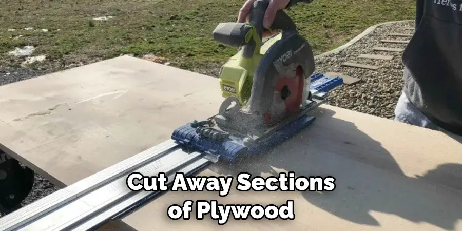 Cut Away Sections of Plywood