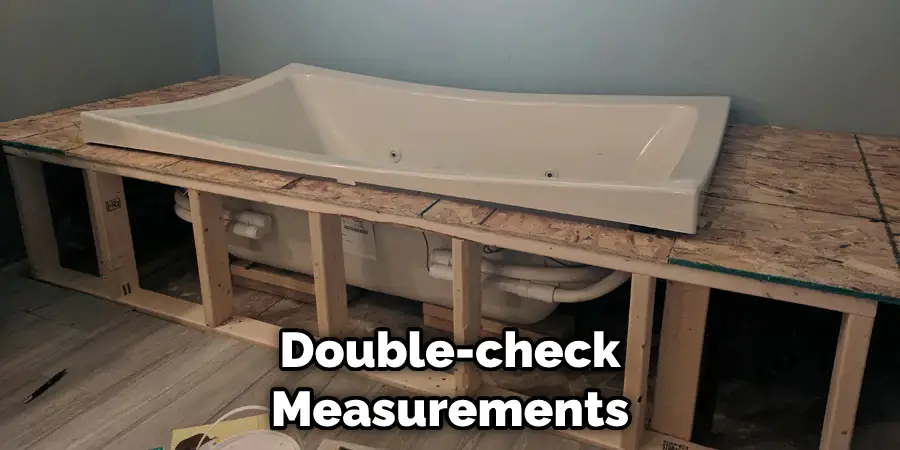 Double-check Measurements