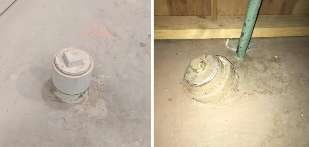 How to Hide Sewer Cleanout in Basement