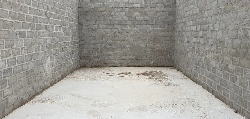 How to Stop Efflorescence on Basement Floor