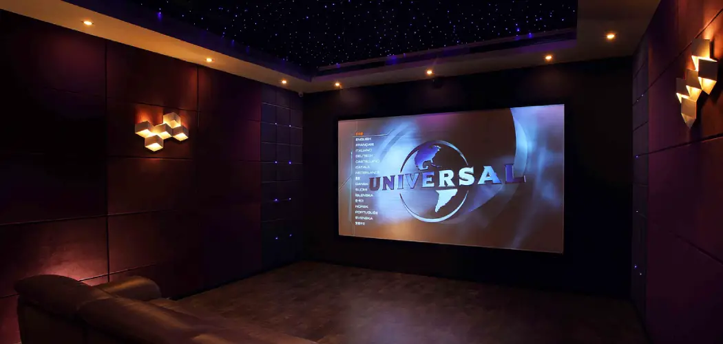 How to Turn Your Basement into a Movie Theater