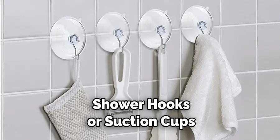 Shower Hooks or Suction Cups