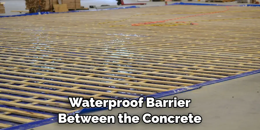 Waterproof Barrier Between the Concrete