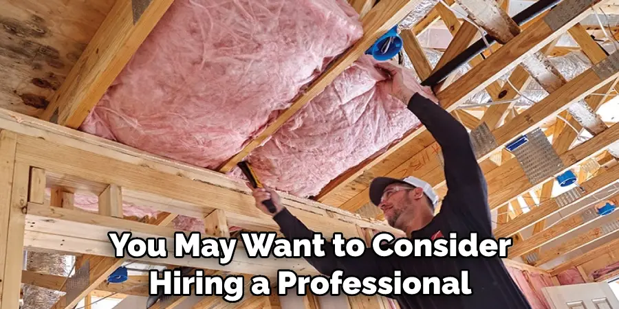 You May Want to Consider Hiring a Professional