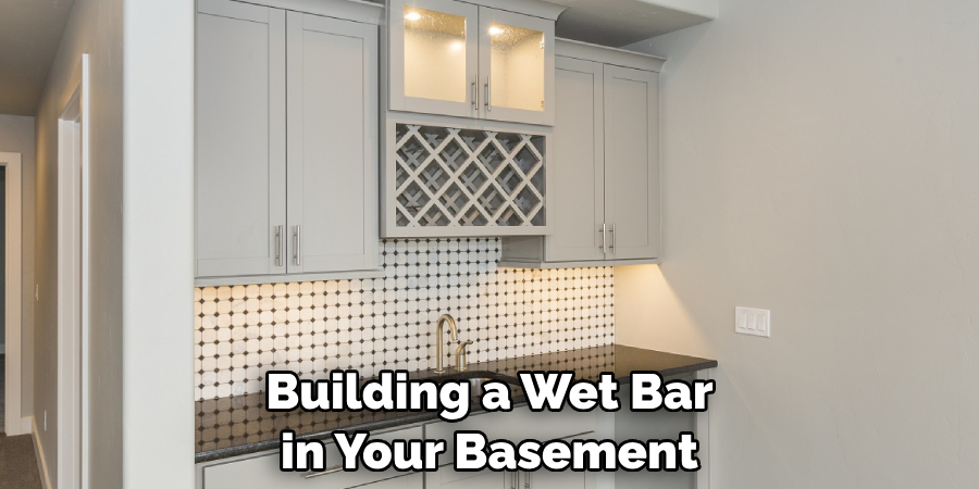 Building a Wet Bar in Your Basement