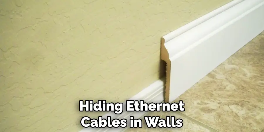 Hiding Ethernet Cables in Walls