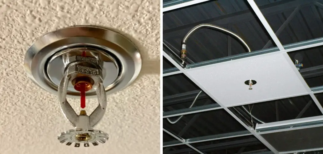 How to Cut Ceiling Tiles Around Sprinkler Heads
