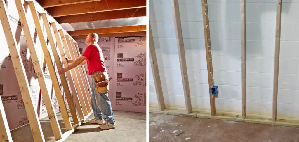 How to Frame a Wall on Concrete Basement