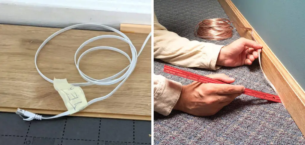 How to Hide Ethernet Cable Along Wall