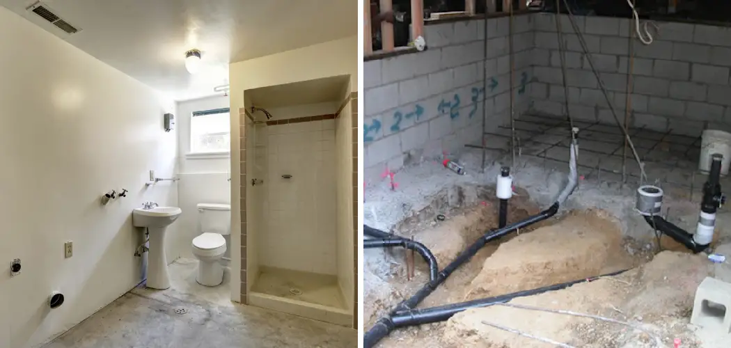 How to Install Bathroom in Basement With Septic
