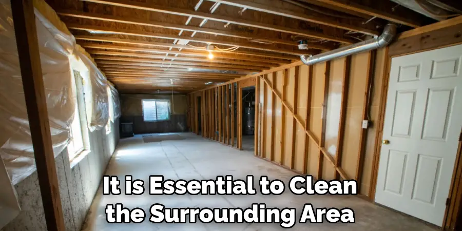 It is Essential to Clean the Surrounding Area