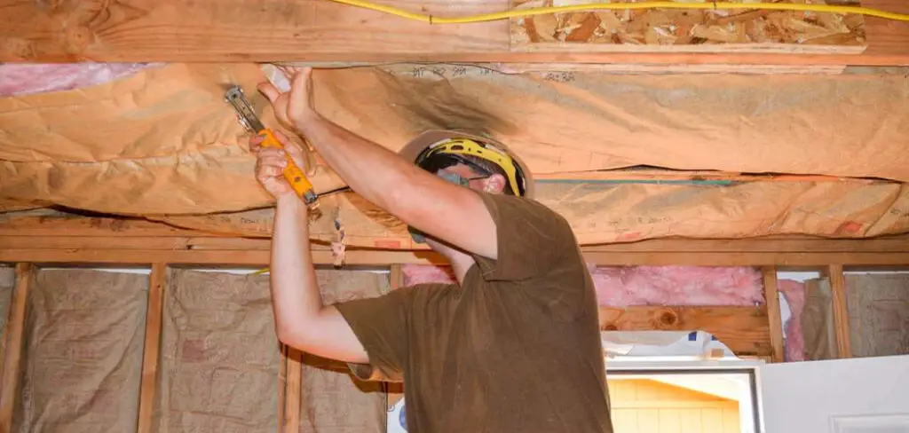 How to Cover Fiberglass Insulation in Basement Ceiling