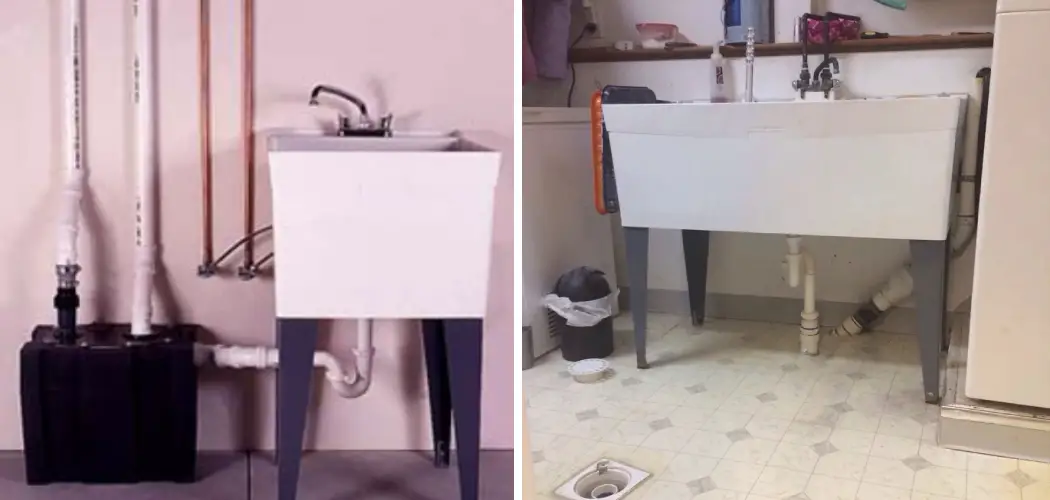 How to Drain Utility Sink in Basement