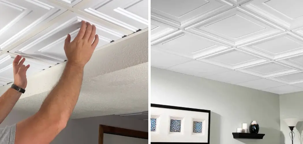 How to Install Ceiling Tiles in Basement