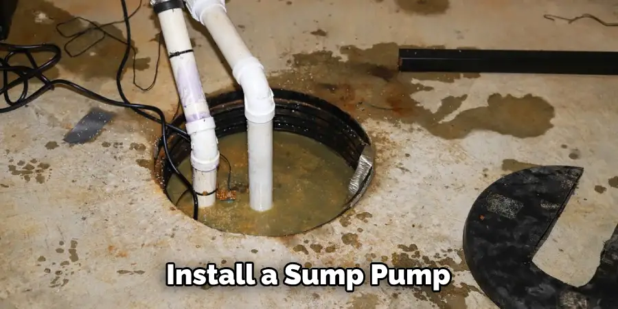 Install a Sump Pump
