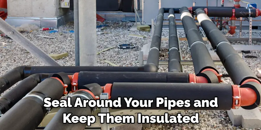 Seal Around Your Pipes and Keep Them Insulated