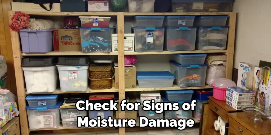 Check for Signs of Moisture Damage