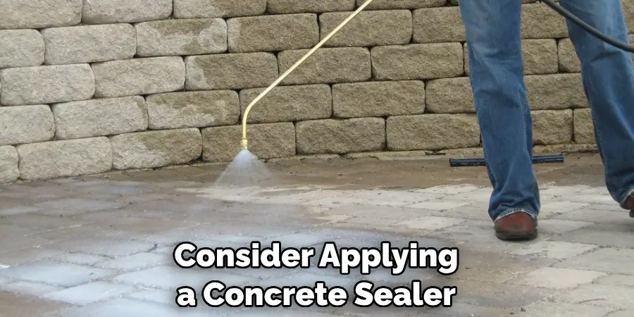 Consider Applying a Concrete Sealer