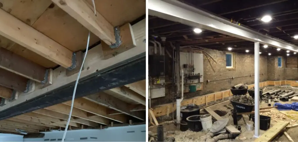 How to Cover Steel Beams in Basement