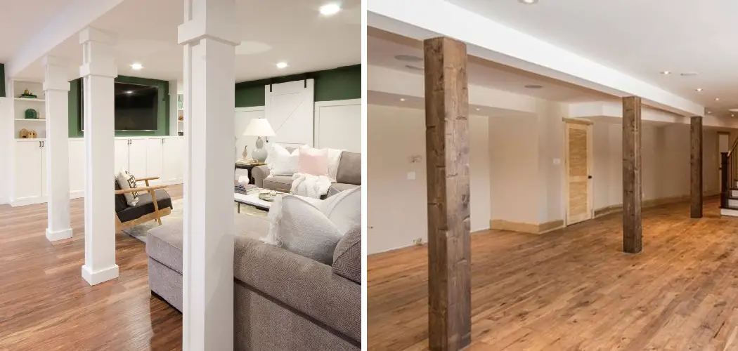 How to Hide a Pole in Basement