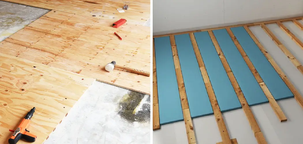 How to Install Subfloor on Concrete