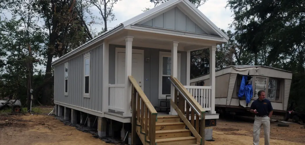 How to Put a Mobile Home on a Basement