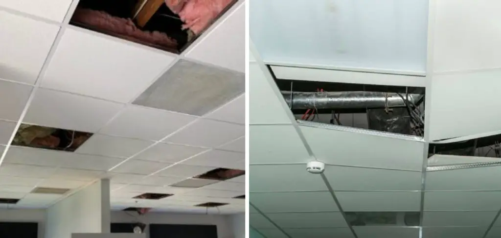 How to Replace Drop Ceiling Tiles