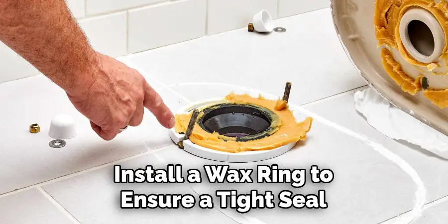 Install a Wax Ring to Ensure a Tight Seal