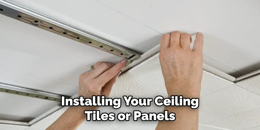 Installing Your Ceiling Tiles or Panels
