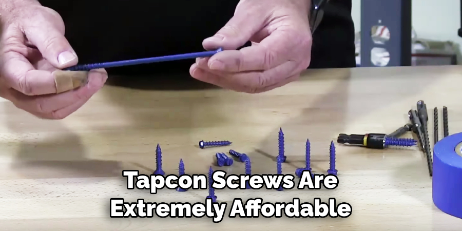 Tapcon Screws Are Extremely Affordable