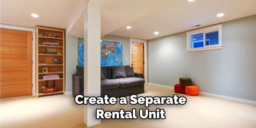 Create a Separate Rental Unit