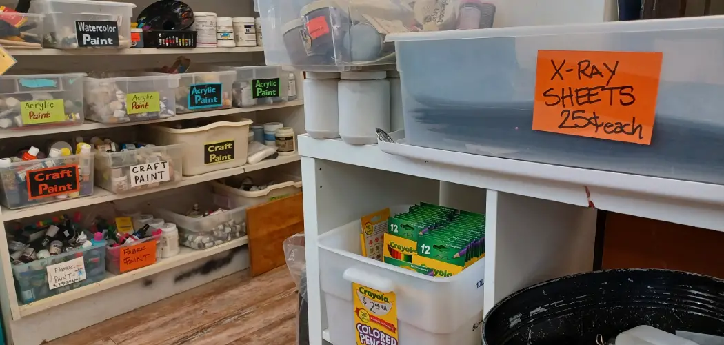 How to Organize a Basement Craft Room