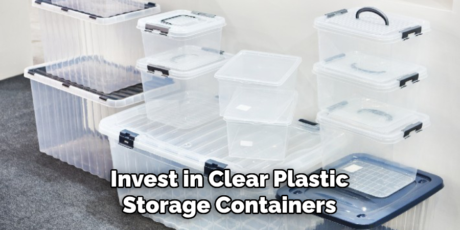 Invest in Clear Plastic Storage Containers