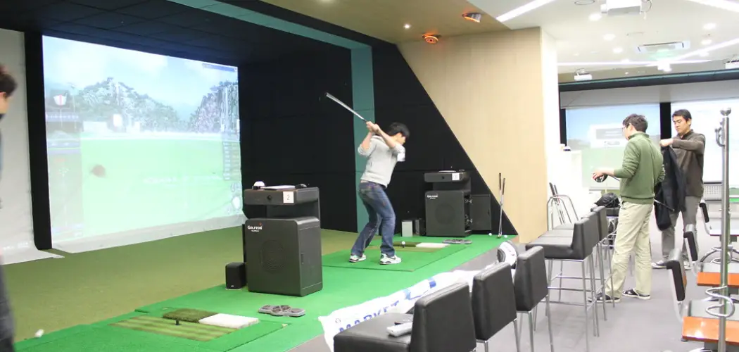 how to build indoor golf simulator in basement